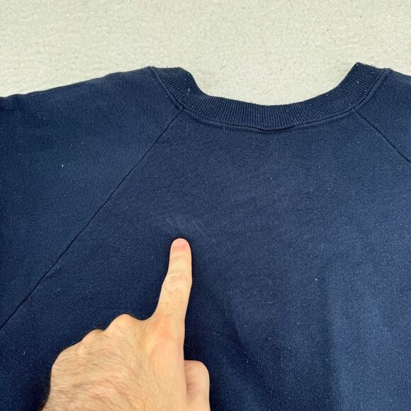 VTG Fruit of the Loom Penn State Nittany Lions Sweatshirt Men Large (M) Blue USA - Picture 11 of 12